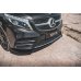 Накладка сплиттер на передний бампер на Mercedes V W447 AMG-Line рестайл